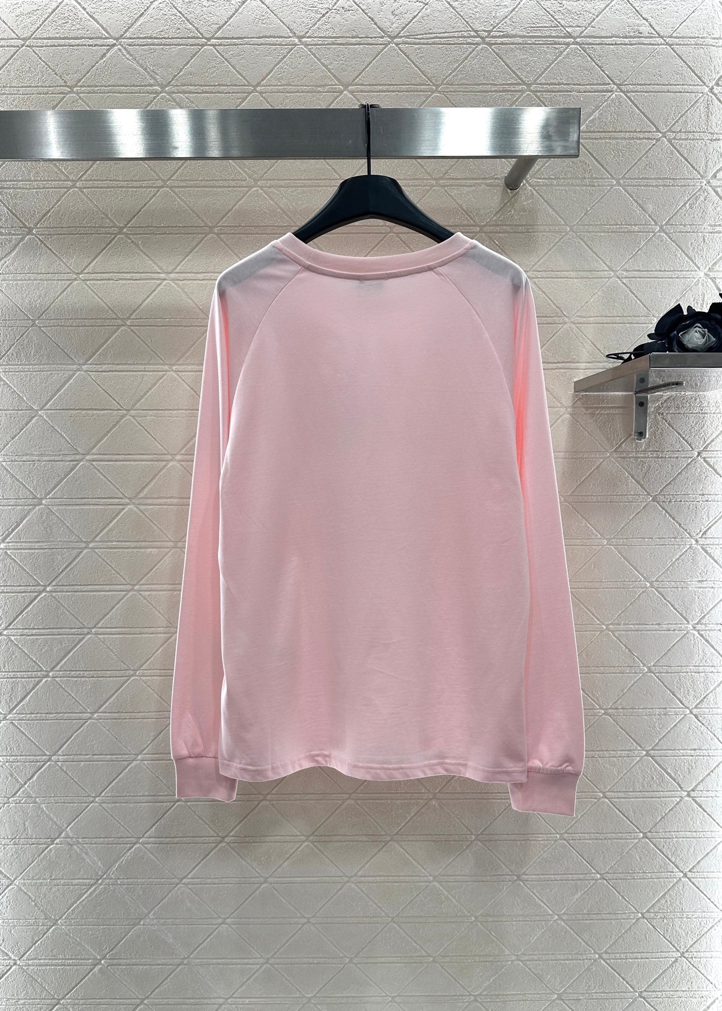 25fw new round neck contrast color long sleeve