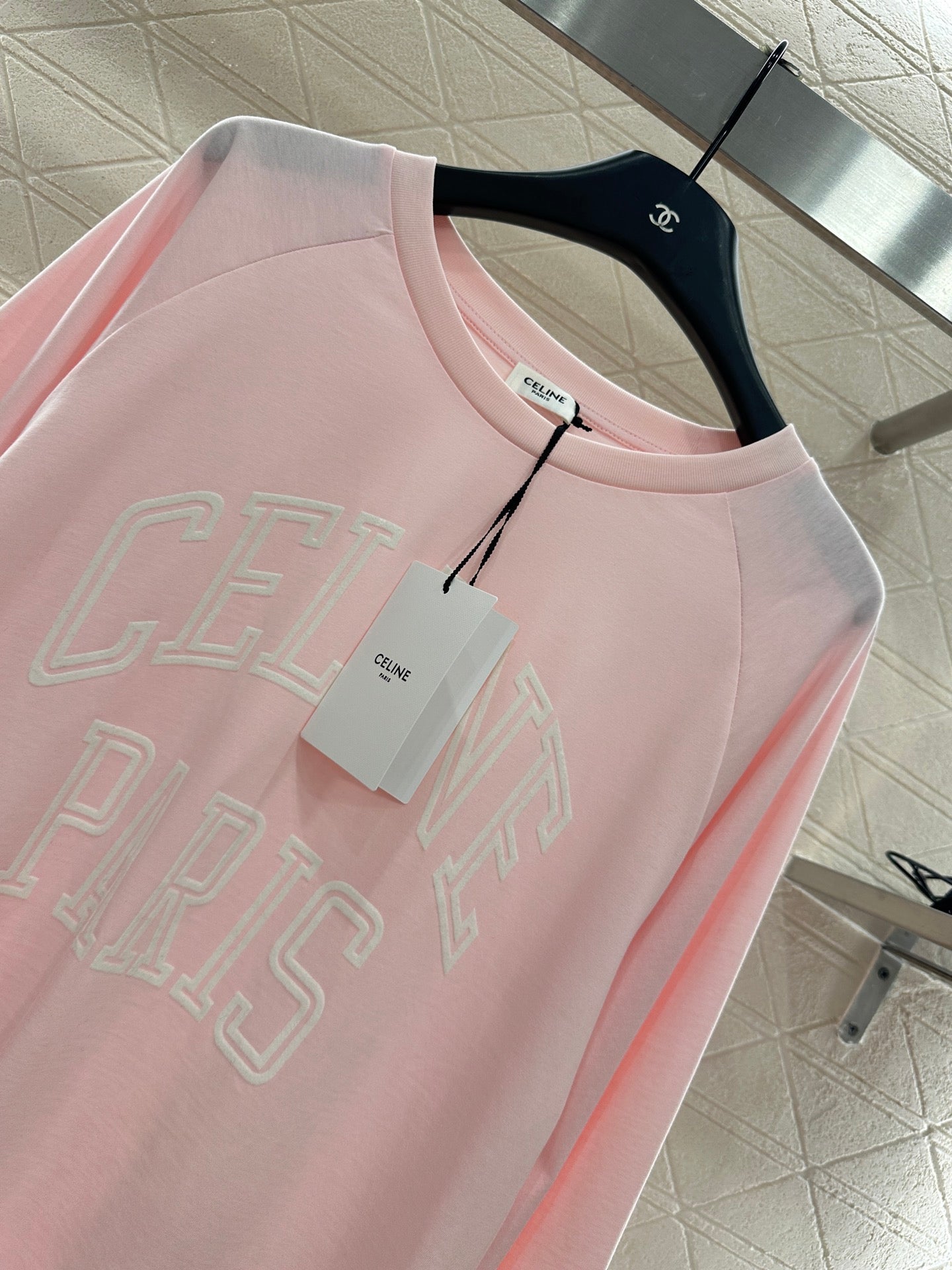 25fw new round neck contrast color long sleeve