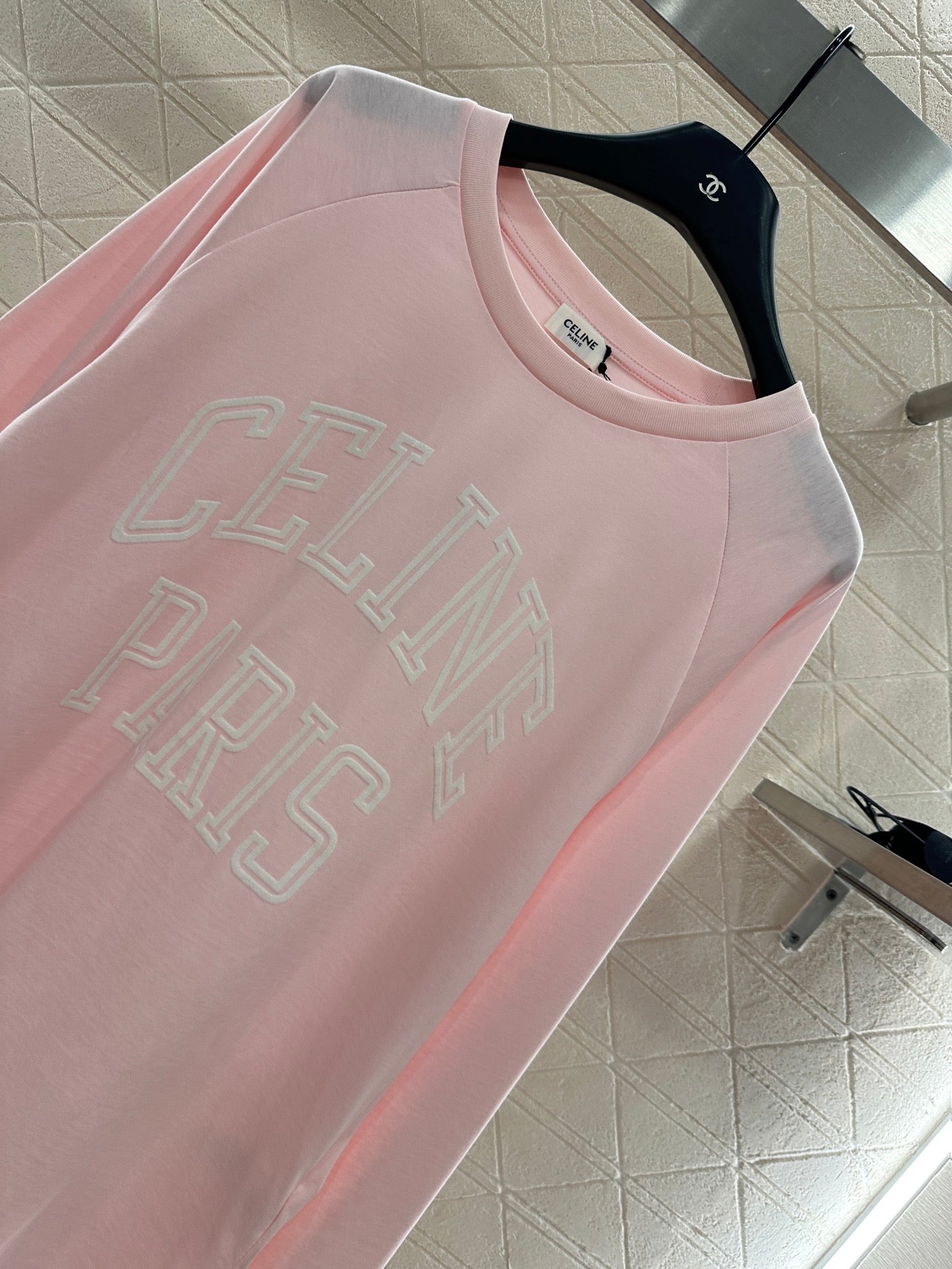 25fw new round neck contrast color long sleeve