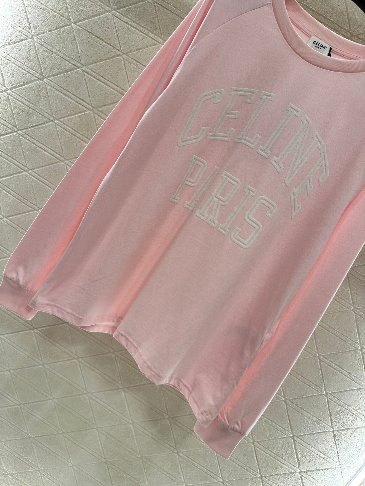 25fw new round neck contrast color long sleeve