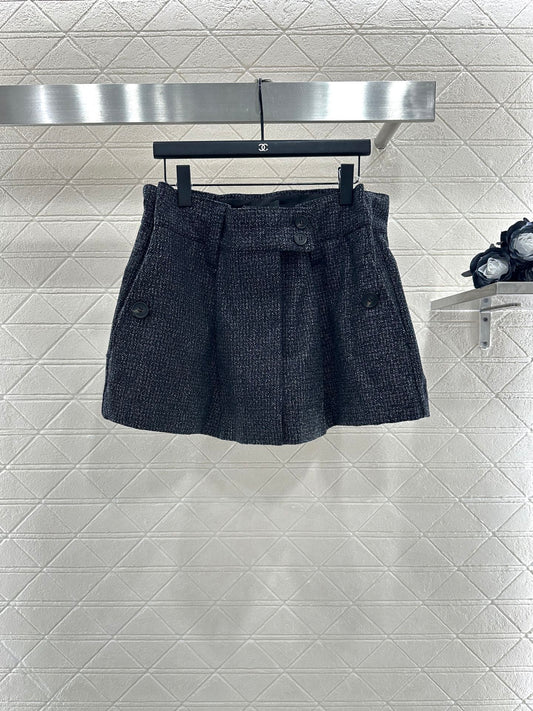 25fw new plaid woven shorts