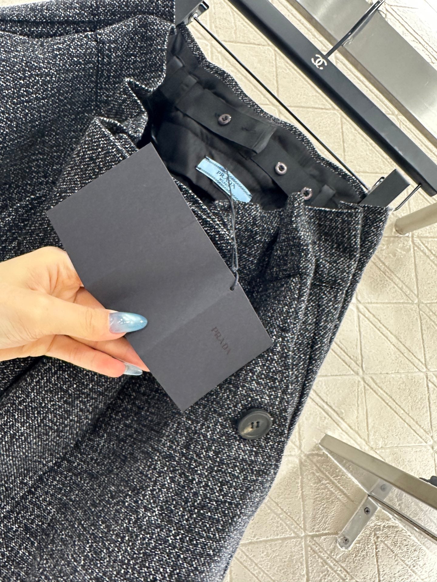 25fw new plaid woven shorts