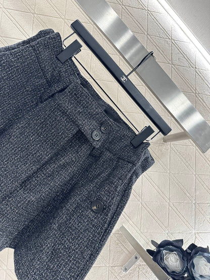 25fw new plaid woven shorts