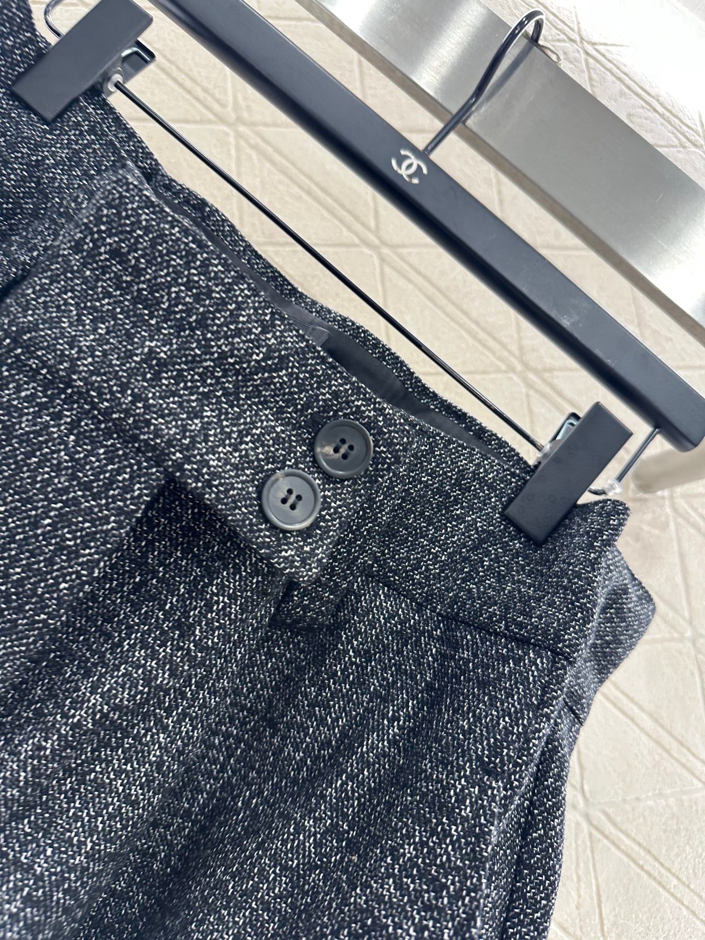 25fw new plaid woven shorts