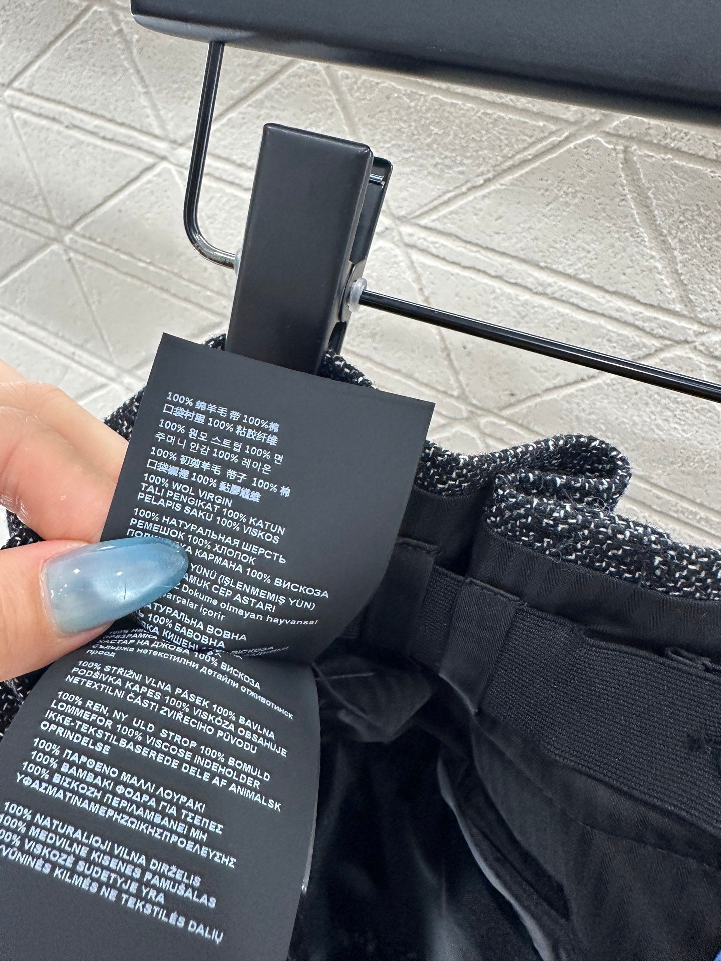 25fw new plaid woven shorts