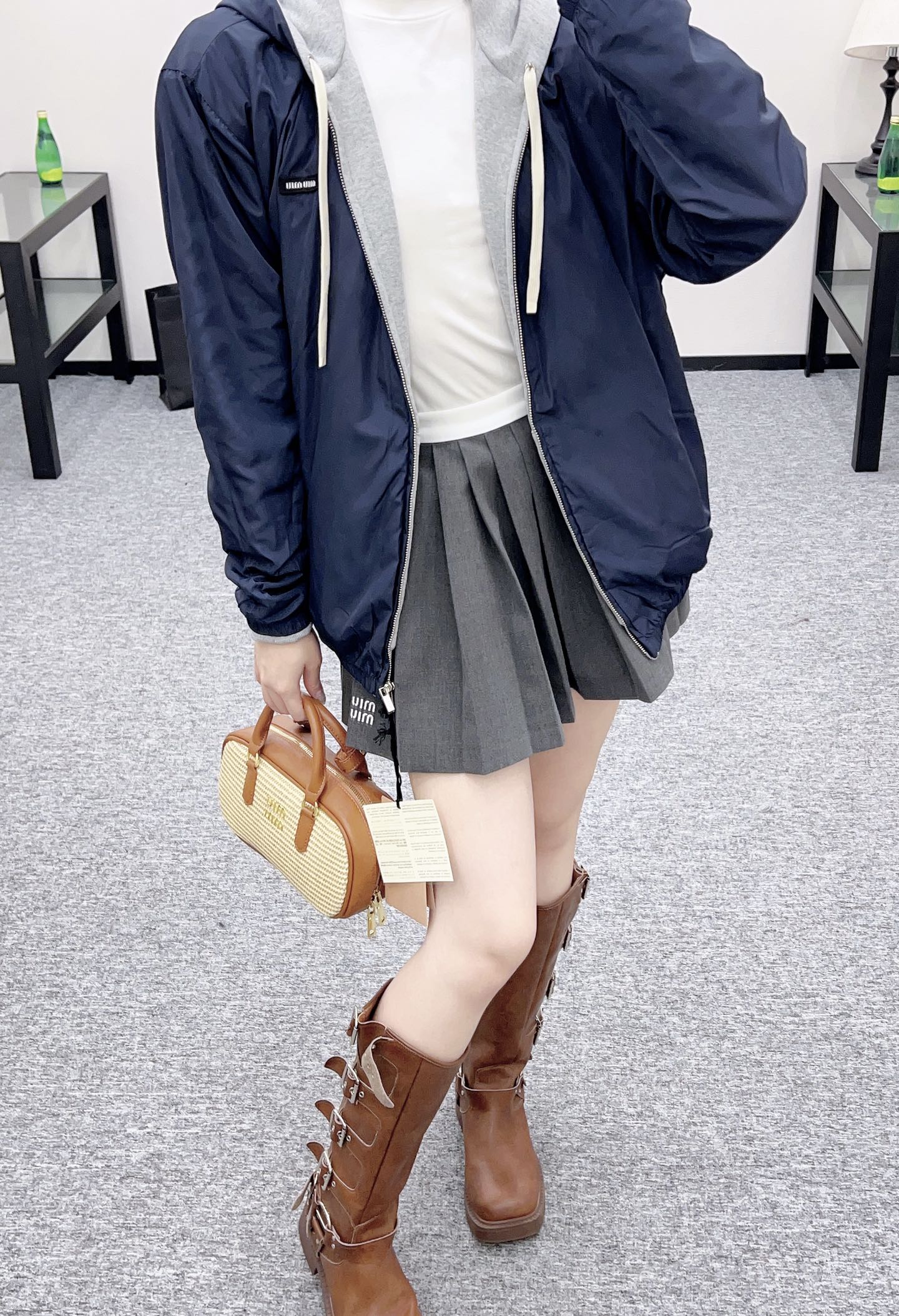 25fw new reversible hooded jacket