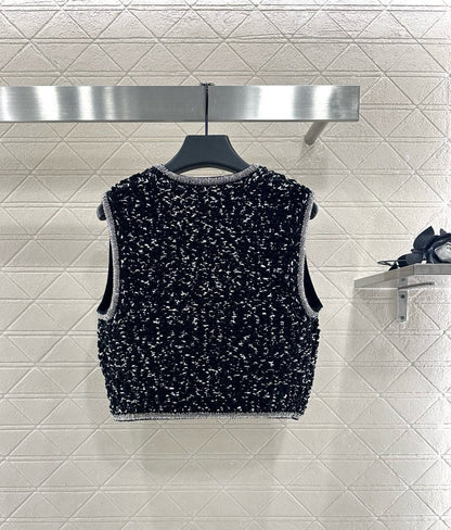 25fw Rhinestone binding edge knitting set