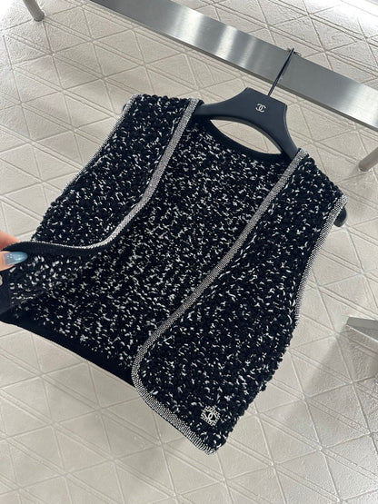 25fw Rhinestone binding edge knitting set