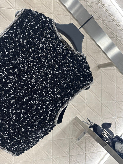 25fw Rhinestone binding edge knitting set