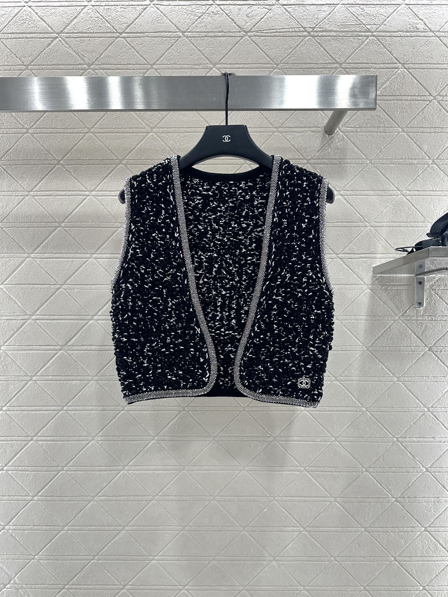 25fw Rhinestone binding edge knitting set