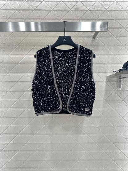 25fw Rhinestone binding edge knitting set