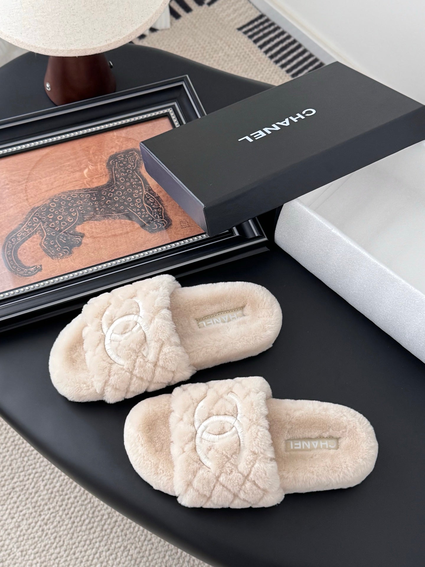 25K new fur slippers