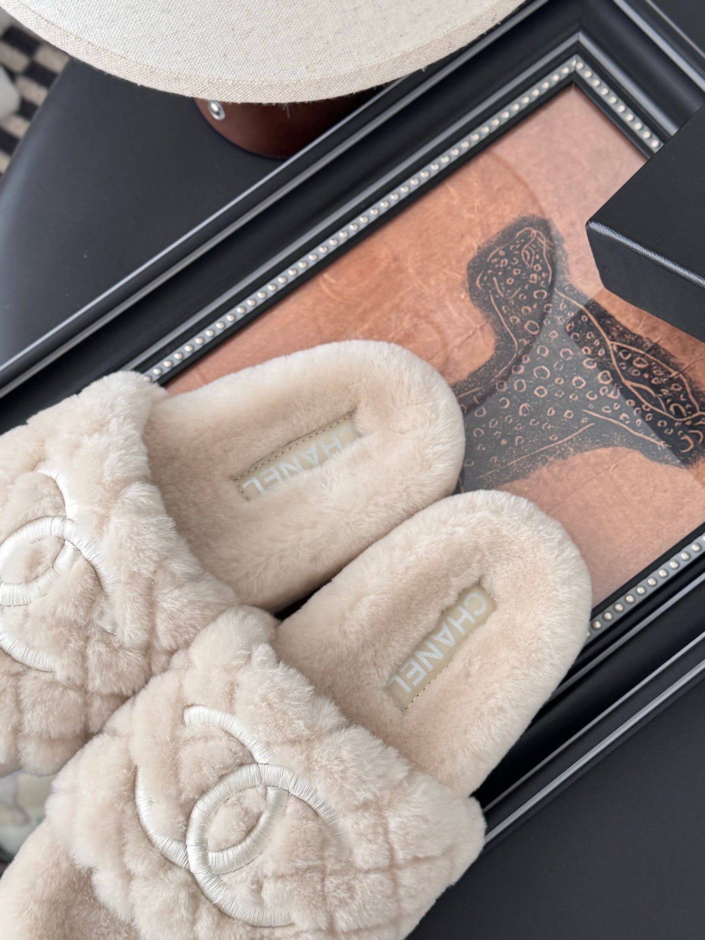 25K new fur slippers