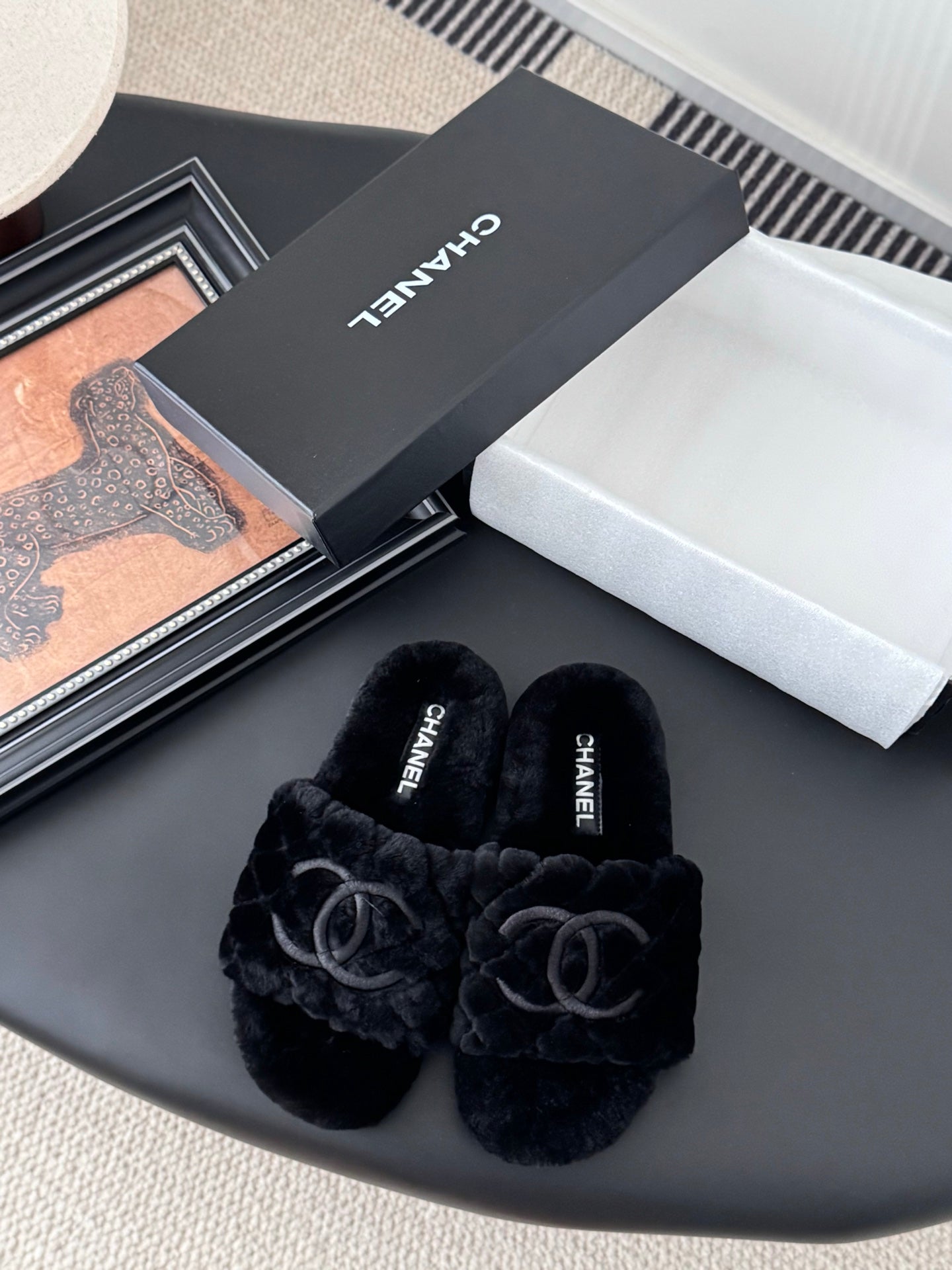 25K new fur slippers