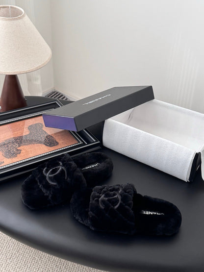 25K new fur slippers