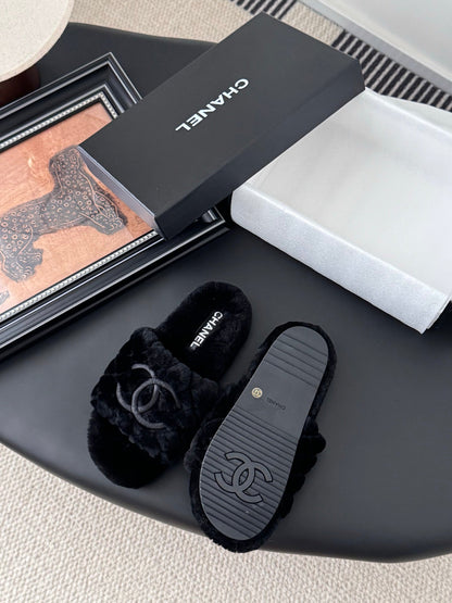 25K new fur slippers