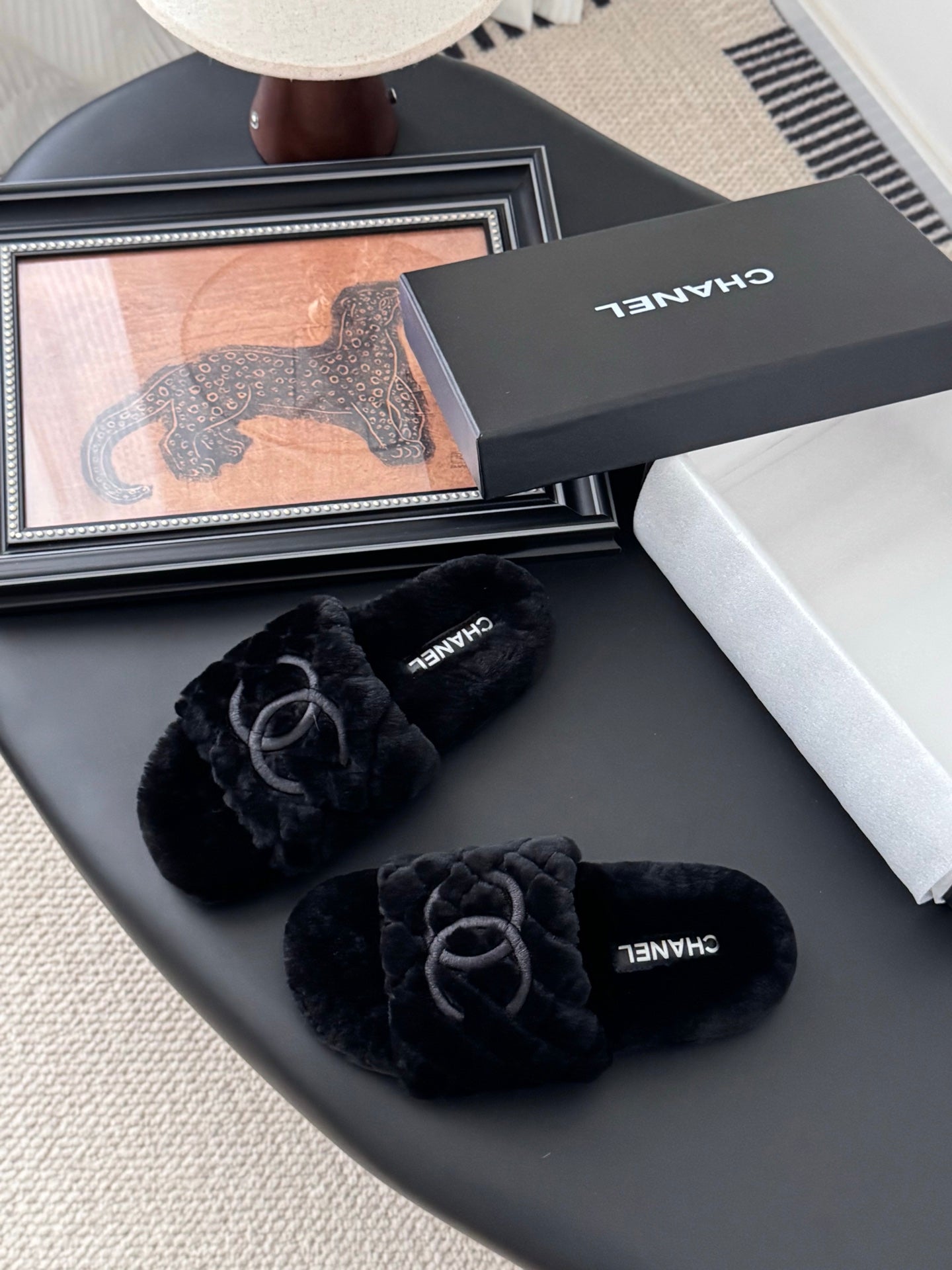 25K new fur slippers