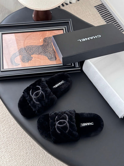 25K new fur slippers