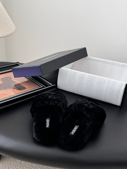 25K new fur slippers