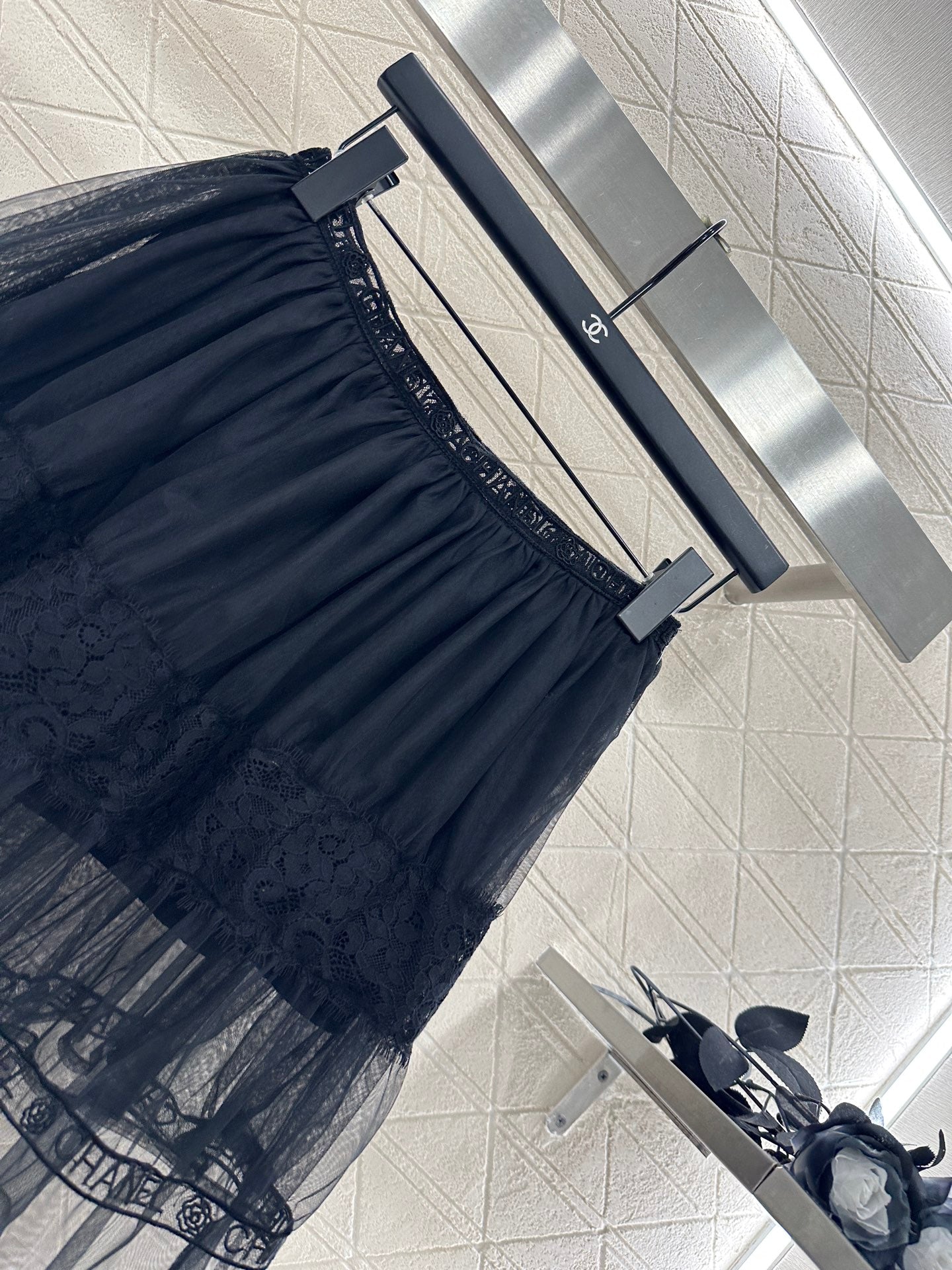 25fw new high waist cake tulle skirt