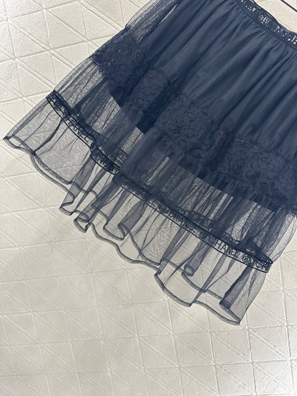 25fw new high waist cake tulle skirt