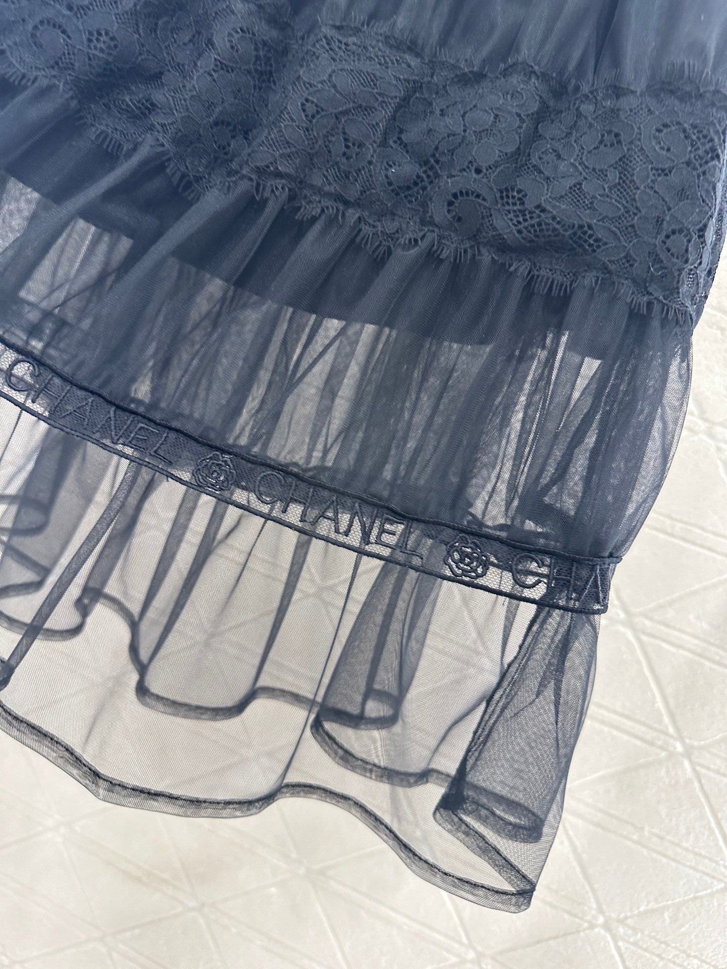 25fw new high waist cake tulle skirt