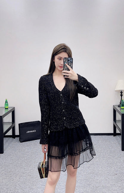 25fw new high waist cake tulle skirt