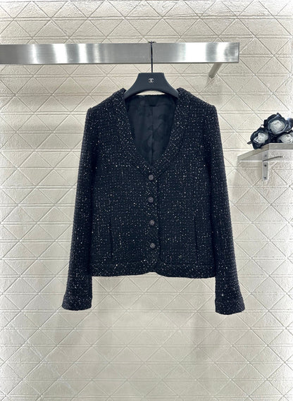 25fw new plaid woven dress jacket