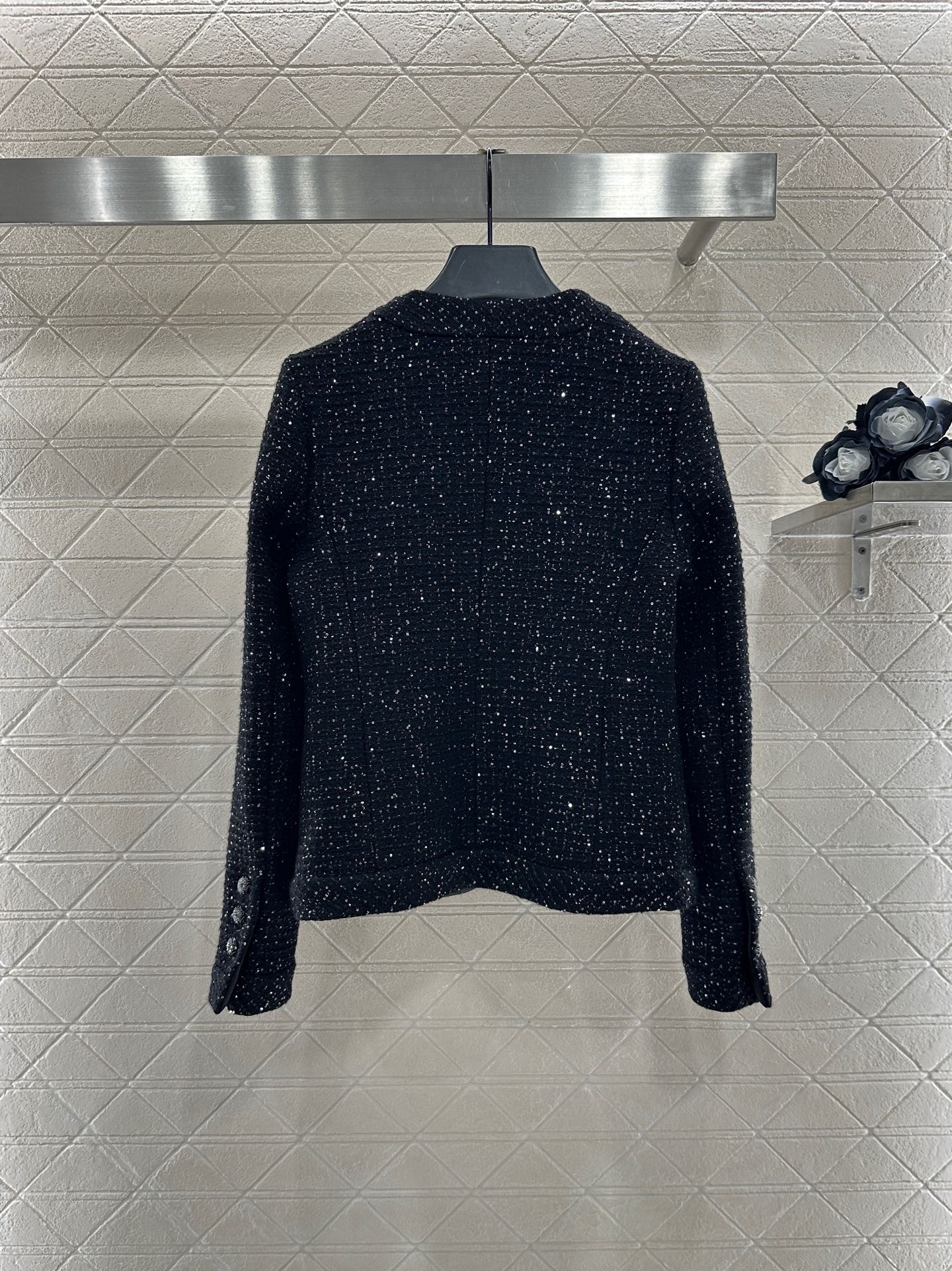 25fw new plaid woven dress jacket