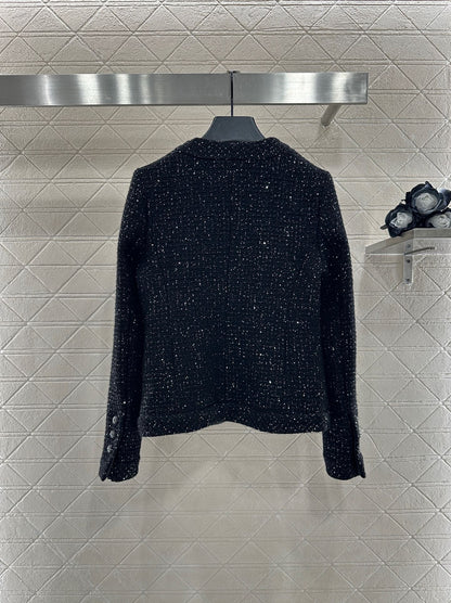 25fw new plaid woven dress jacket