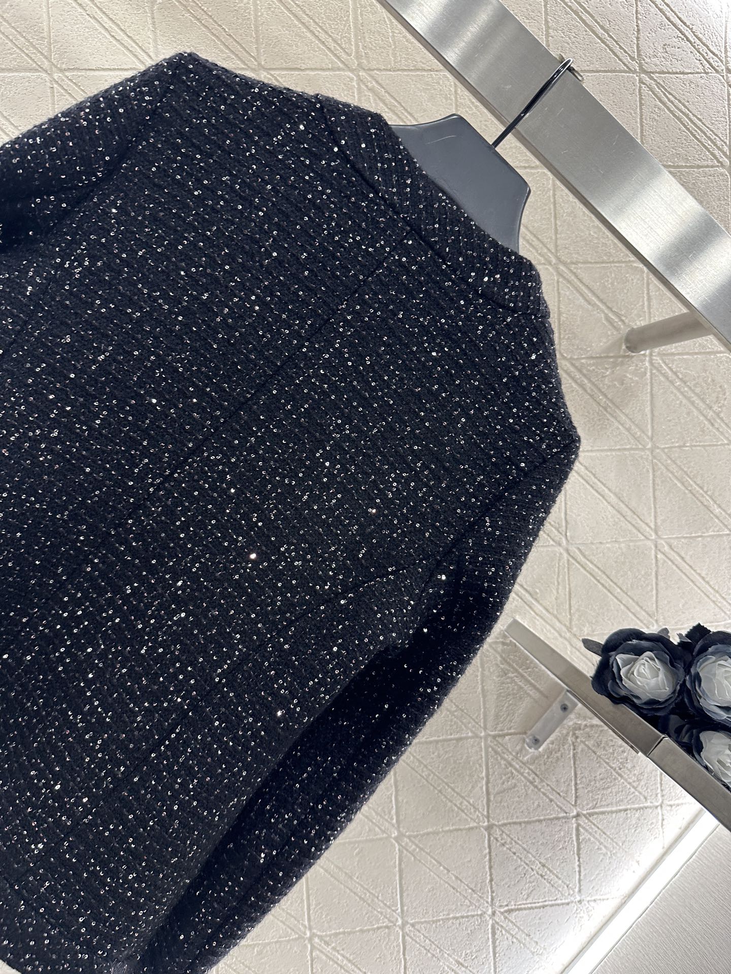 25fw new plaid woven dress jacket