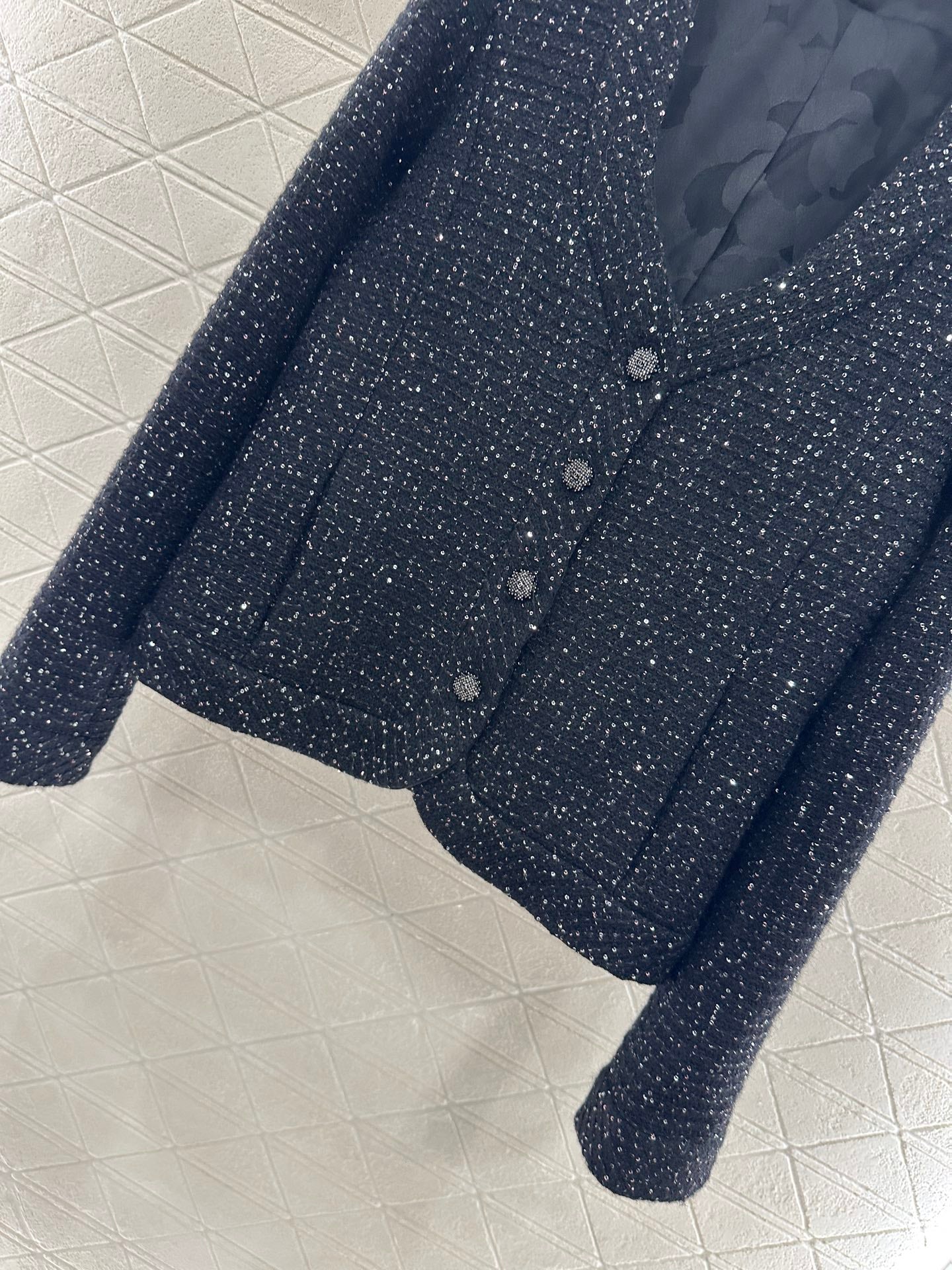 25fw new plaid woven dress jacket