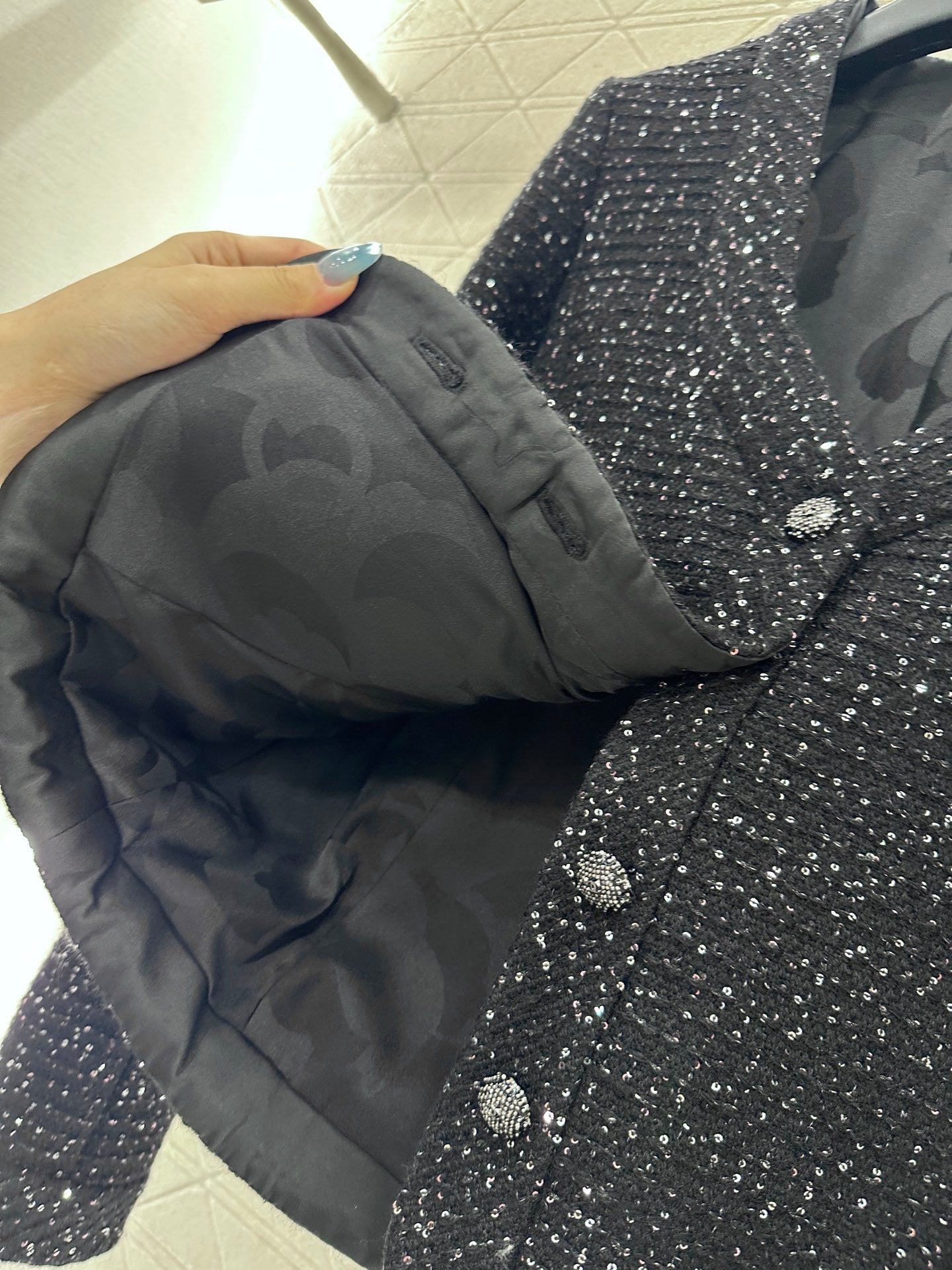 25fw new plaid woven dress jacket