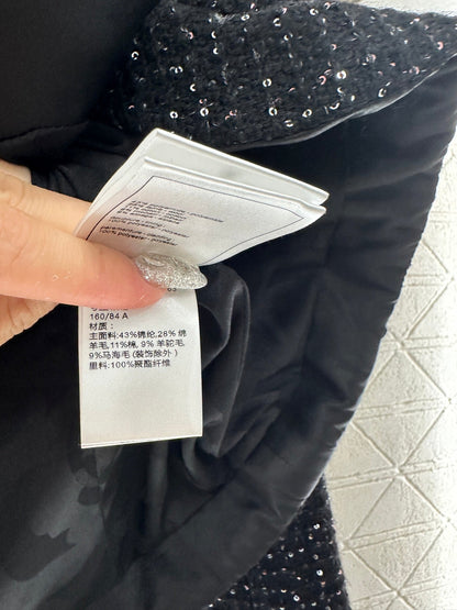 25fw new plaid woven dress jacket