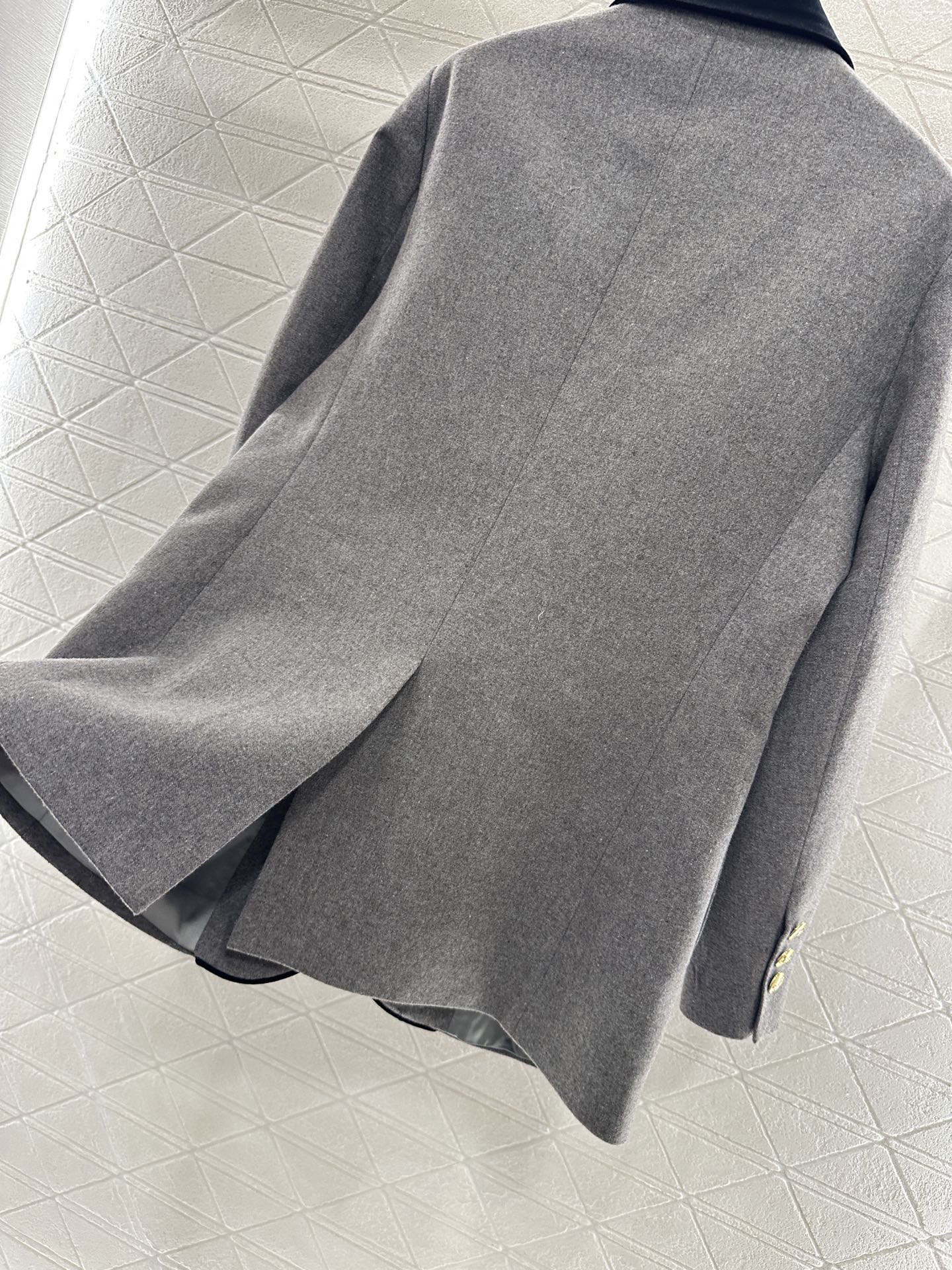 25fw new patchwork velvet suit jacket