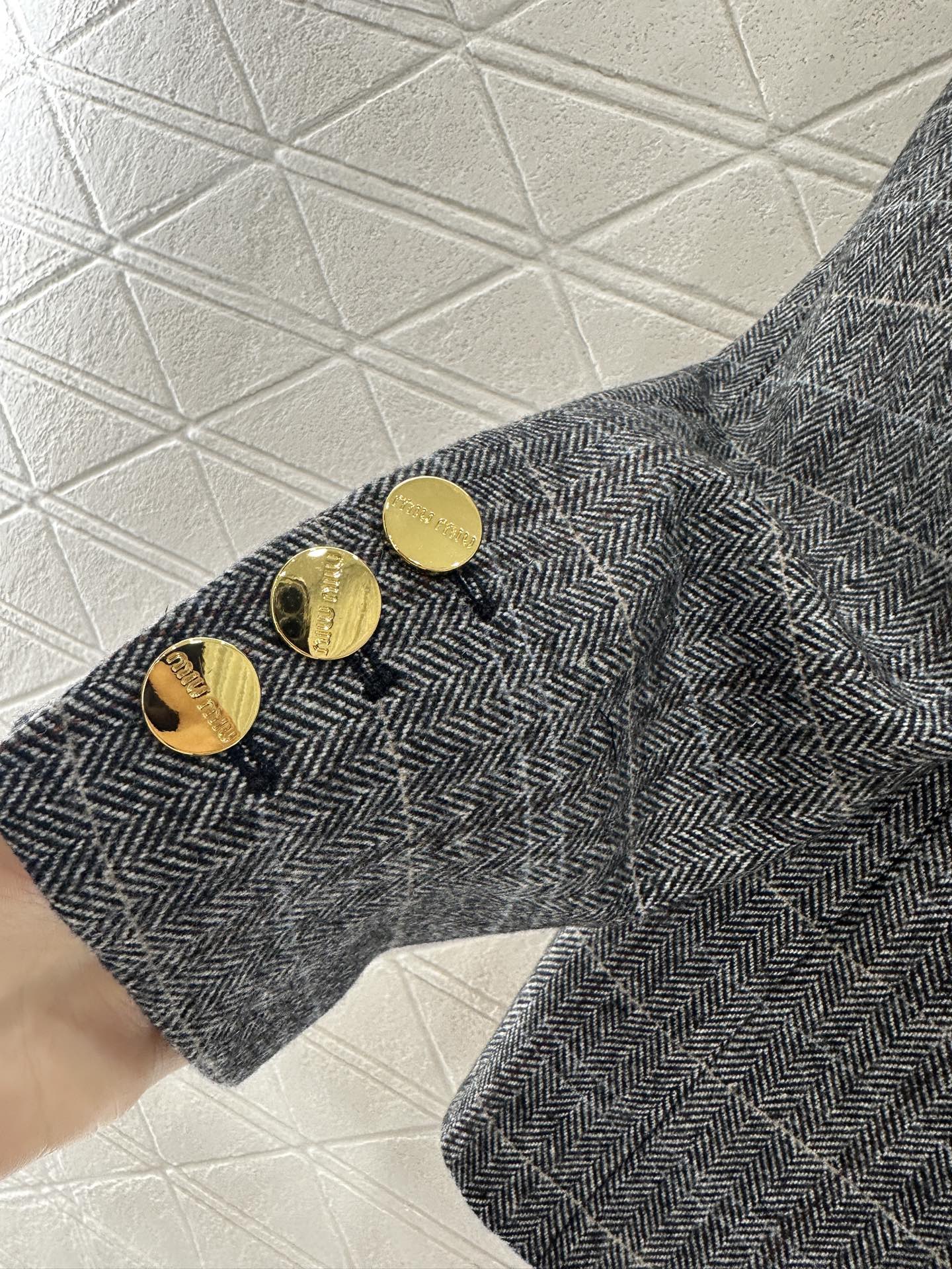 25fw new lapel plaid suit jacket