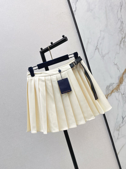 25fw new wool pleated skirt
