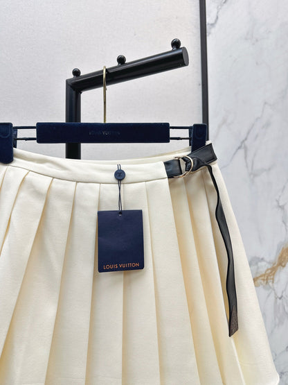 25fw new wool pleated skirt