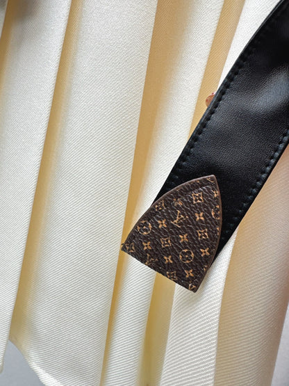 25fw new wool pleated skirt