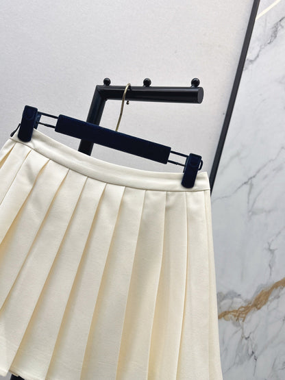 25fw new wool pleated skirt