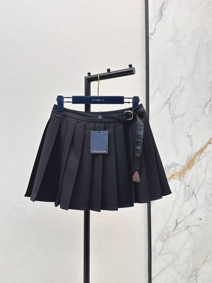 25fw new wool pleated skirt