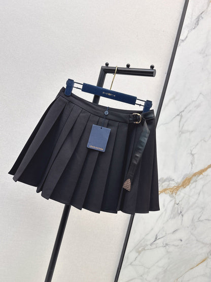 25fw new wool pleated skirt