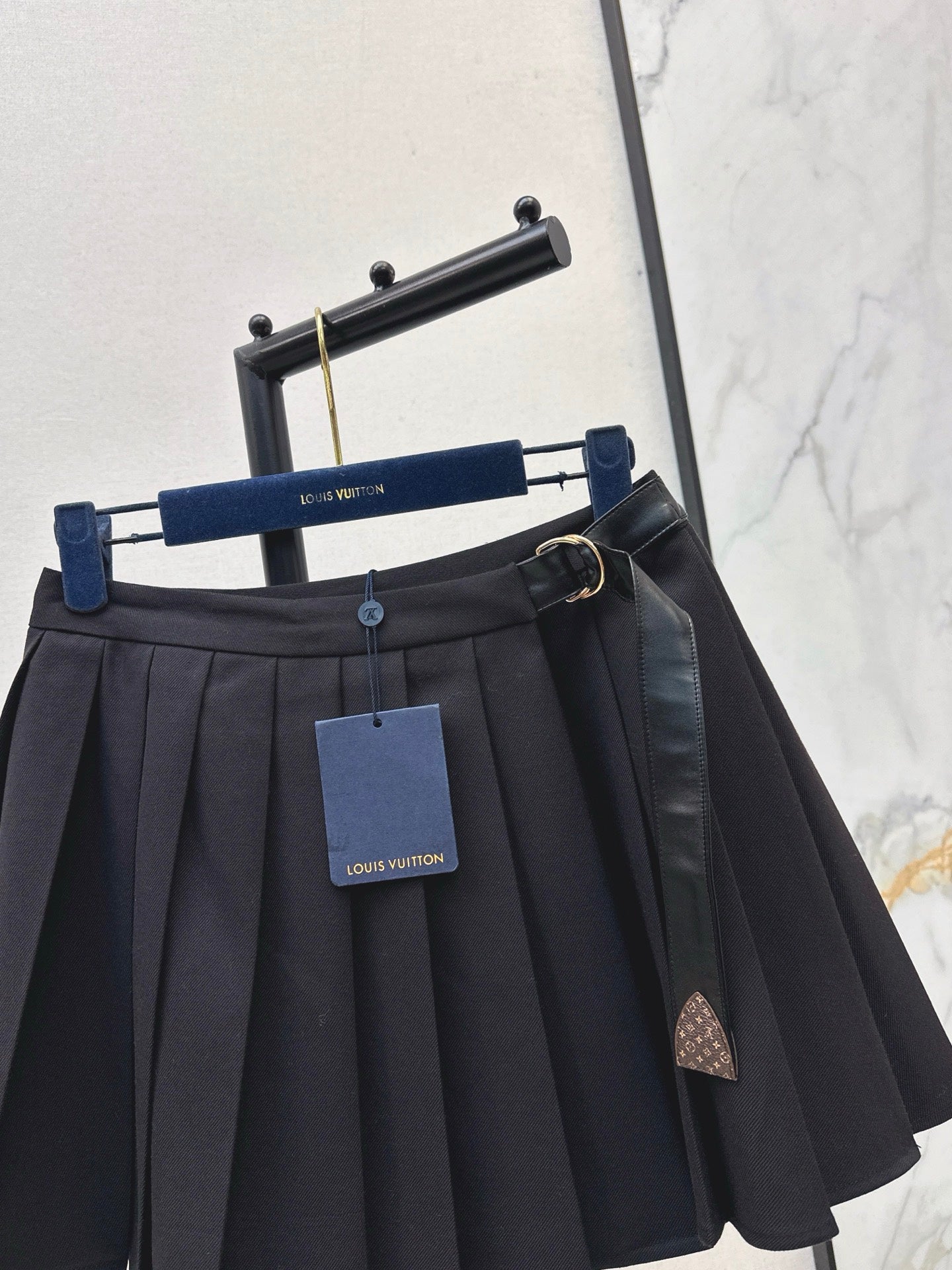 25fw new wool pleated skirt