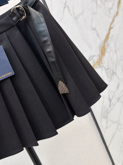 25fw new wool pleated skirt