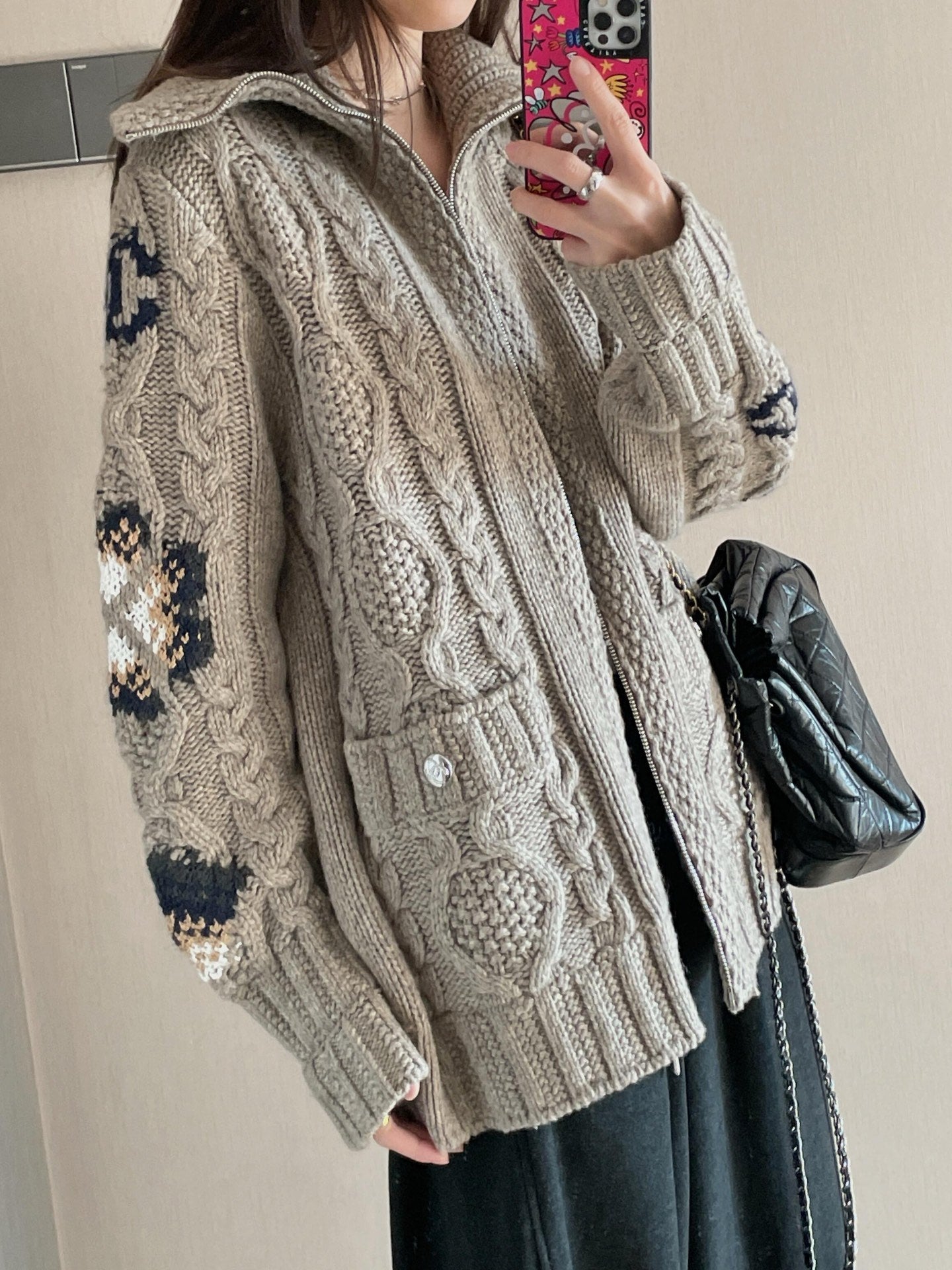 25fw new lapel wool coat