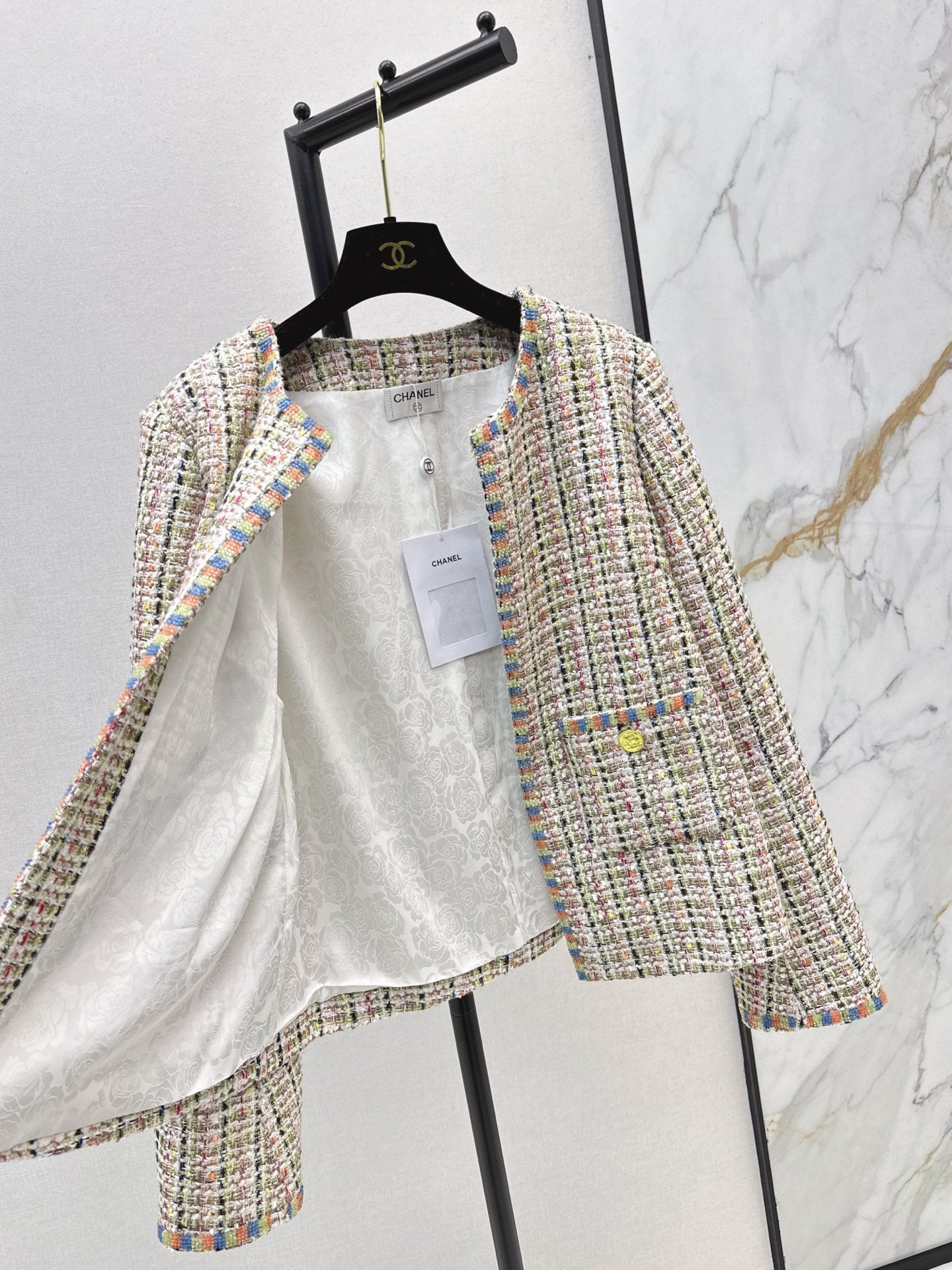 25fw new woven tweed jacket