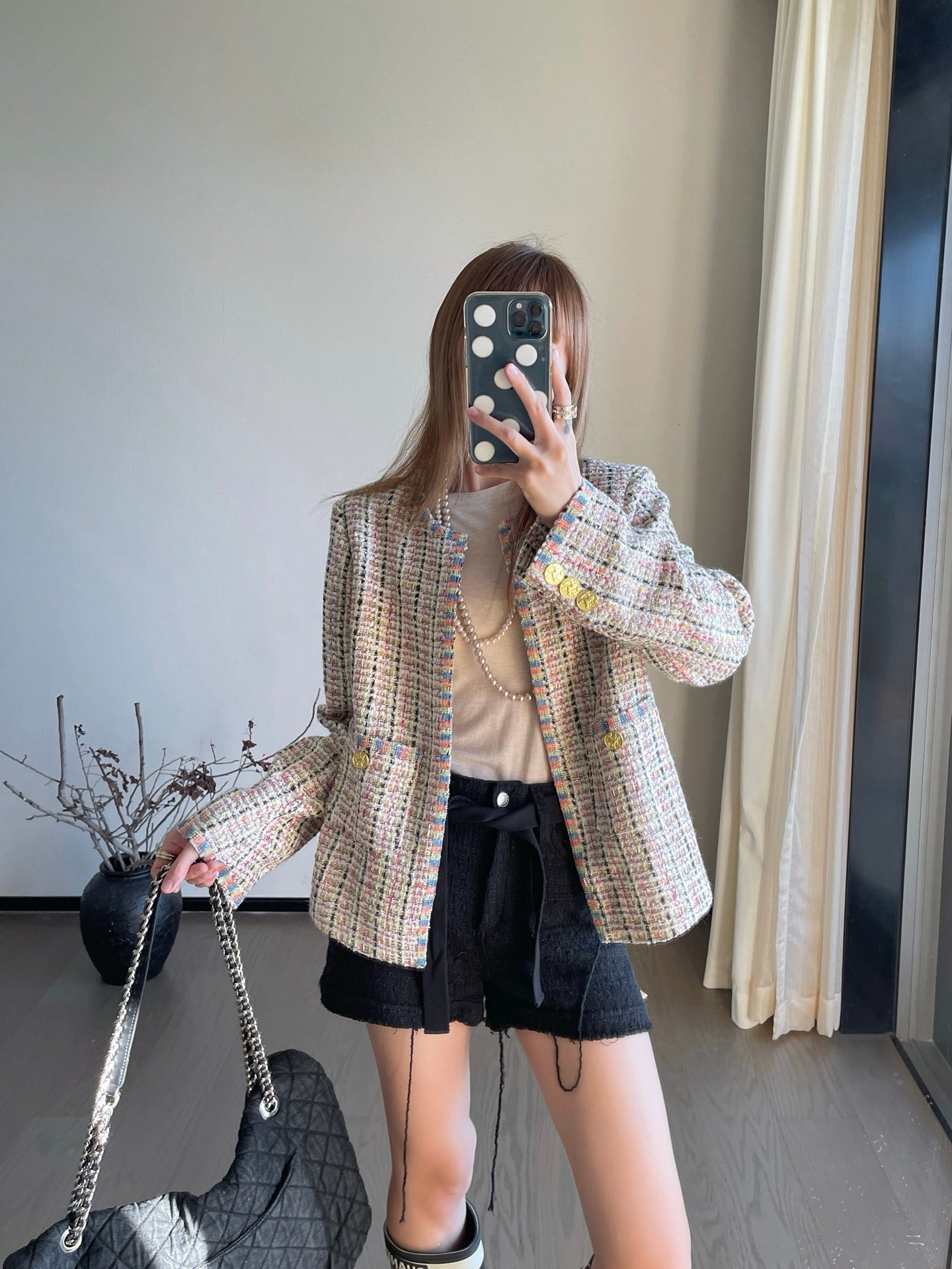 25fw new woven tweed jacket