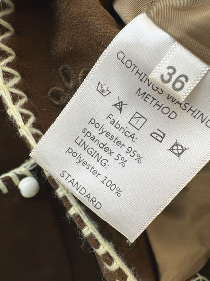 25fw new retro imitation suede vest