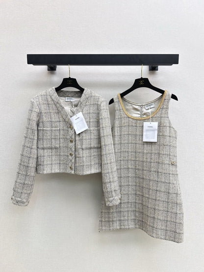 25fw new V-neck woven jacket