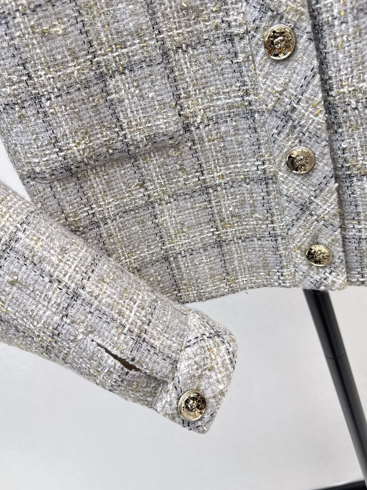 25fw new V-neck woven jacket